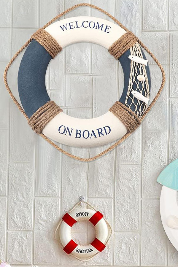 Swimming Ring Bar Home Window Background Wall Hanging Decoration