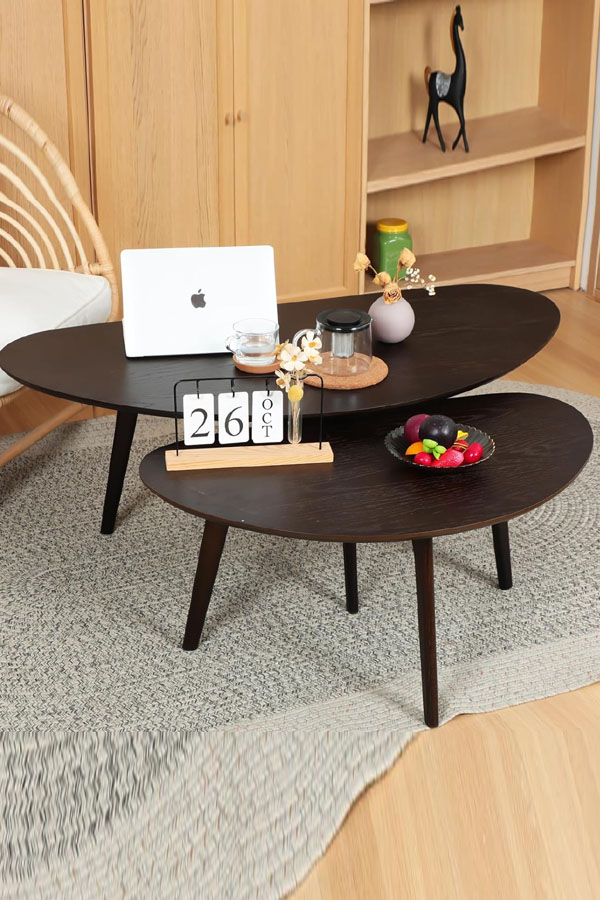 modern wooden tea table