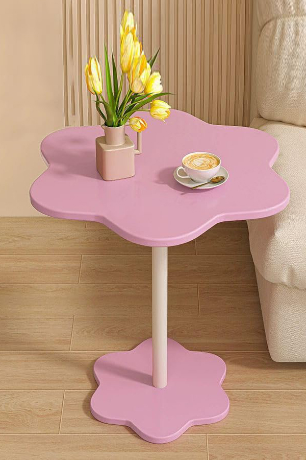 Flower Shaped Side Table Small End Coffee Tables