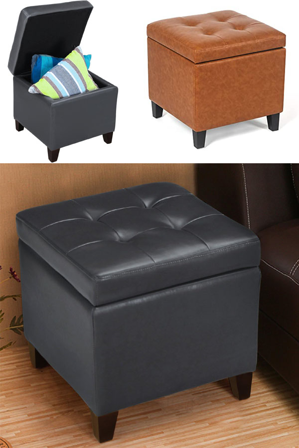 Morden Style Furniture Ottoman Storage Stool