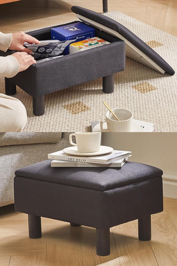 fabric multifunctional home storage stool by2410107