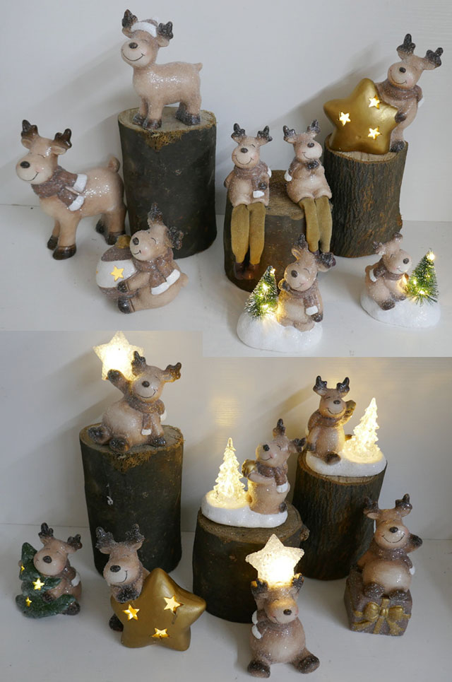 CERAMIC CHRISTMAS WITH LIGHT 1