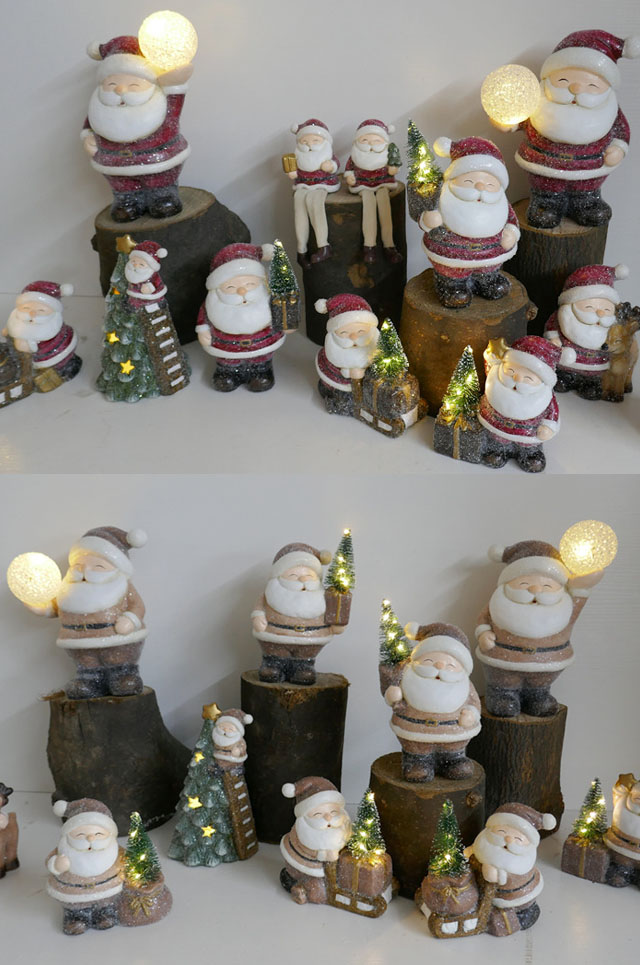 CERAMIC CHRISTMAS WITH LIGHT 2