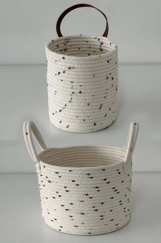 Woven Rope Storage Basket 18